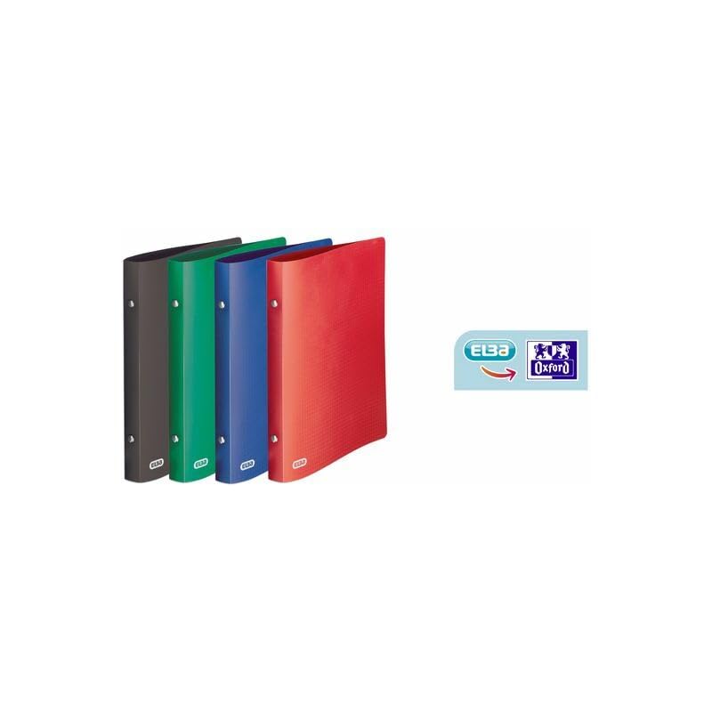 ELBA - Classeur souples Yeka 170 x 220 mm 2 anneaux Assortis - Fournitures Bureau en promo à 2.99€