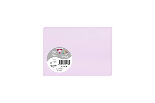 Clairefontaine 11378C Pack of 25 Plain Cards Format C6... - Auto & Moto Amazon Royaume-Uni à 3.01€