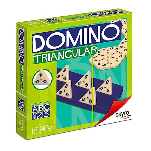 Cayro - Dominos Triangulaires 56 Pièces - Modèles/Couleurs... - Jouets & Jeux en promo à 22.99€