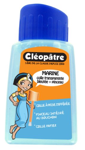 Cléopâtre - CMC80P - Marine - Flacon de Colle bleutée 80 g - Bricolage & Outils en promo à 2.63€