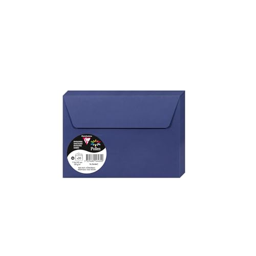 Clairefontaine Enveloppes C6 Bleu nuit 120g Auto-Adhésives... - Auto & Motorcycle Amazon France à 4.48€
