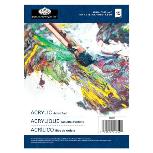 Royal Brush Acrilico 5x7 Artist Pad 15 pagine - Beauté & Parfums Amazon Italie à 6.65€