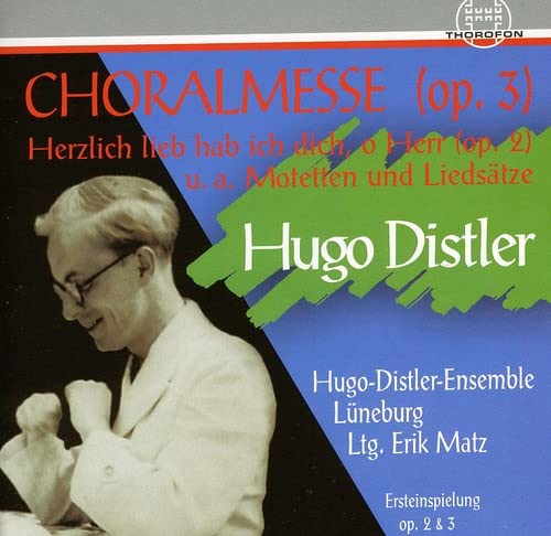 Hugo Distler Chorwerke - Musique & Instruments Amazon Allemagne à 5.30€