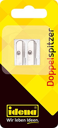 Idena 520051 - Doppelanspitzer aus Metall, Keilform, für... - Bon plan à 0.99€