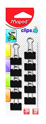 Maped Helix USA Binder Clips, Pack of 10 (036102) - Fournitures Bureau Amazon Royaume-Uni à 2.88€