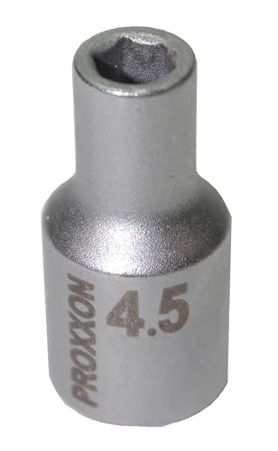 Proxxon 23 711 Vaso de 1/4", Tamaño 4.5mm, Longitud Total... - Amazon Espagne à 3.48€