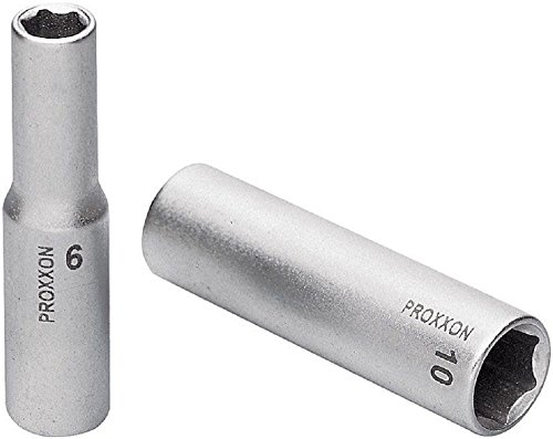 PROXXON 23772 2223772-Vaso Largo Hex 1/4" 7 mm, Nero - Bon plan à 3.96€
