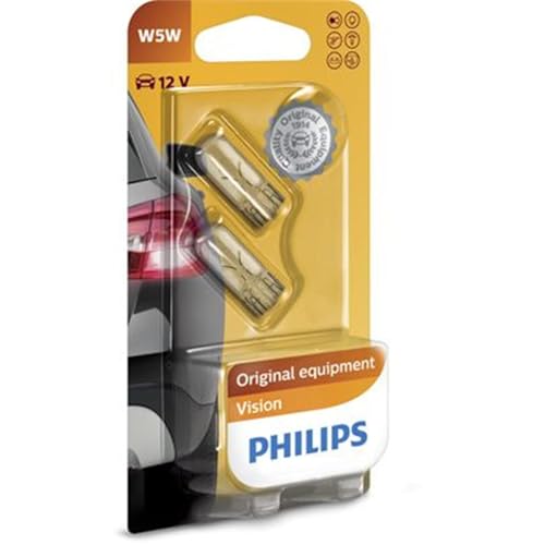 Philips Vision W5W, Lampe De Signalisation, Blister De 2 - Maison & Cuisine Amazon France à 4.67€