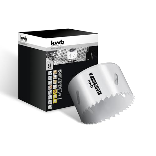 kwb Scie cloche bi-métal HSS Ø 67 mm, 8% allié au cobalt... - Bricolage & Outils en promo à 14.23€