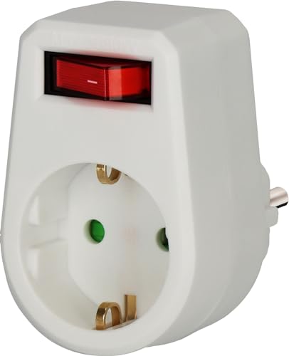 Brennenstuhl Steckdosenadapter, Schutzkontaktsteckdose mit... - High-Tech & Électronique en promo à 2.60€