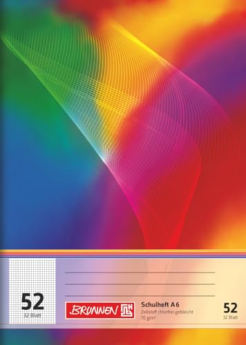 Brunnen 1046922 – Cuaderno escolar (A6, 32 hojas... - Bon plan à 4.00€