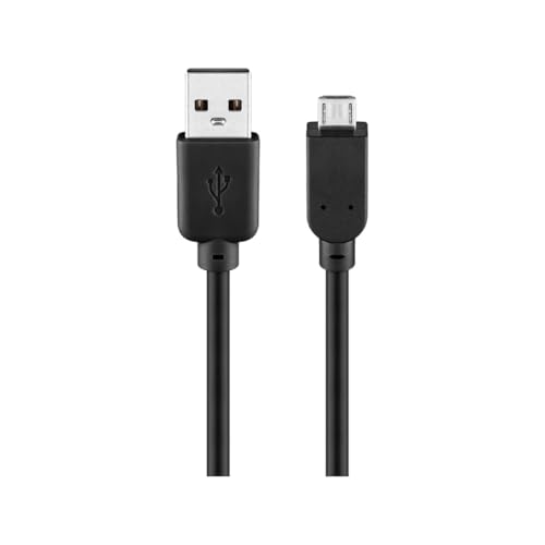 Goobay 93181 USB 2.0 Hi-Speed Cable, Black, Micro Male... - Tech & Electronics Amazon UK à 2.57€