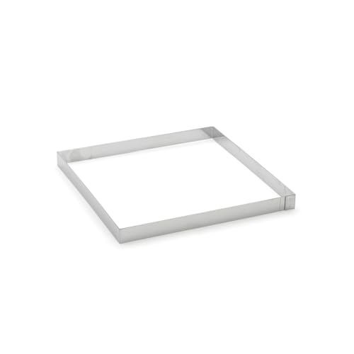 De Buyer 3905.12 - Forma inox quadrata per torte, altezza 2... - Bon plan à 15.40€