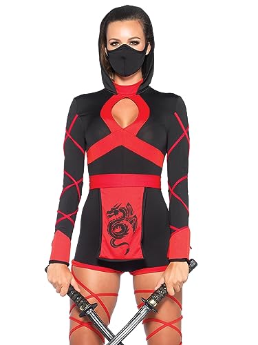 Leg Avenue- Dragon Ninja Mujer, Color negro y rojo, Large... - Amazon Espagne à 17.05€