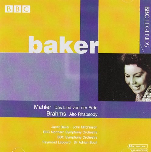 Das Lied Von Der Erde/Alto Rhapsody (Baker, BBC Northern So) - Musique & Instruments en promo à 13.87€