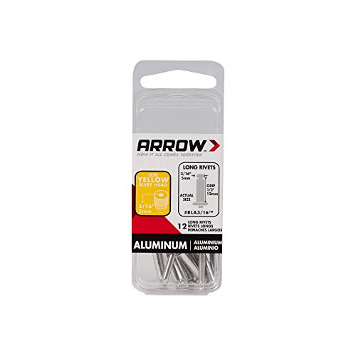 Arrow Fastener rla3/16 largo 3/16 remaches de aluminio, 12... - Bricolage & Outils Amazon Espagne à 22.05€