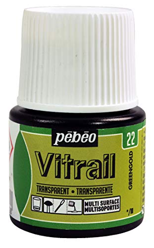 Pébéo 050022 Vitrail 1 Flacon Greengold 45 ML en promo à 4,09€ (-60%) sur Amazon FR