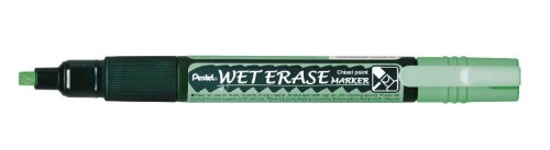 Pentel - Weterase - SMW26-D - Marqueur vitre - 4,6 mm - Vert en promo à 4,11€ (-50%) sur Amazon FR