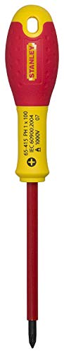 Stanley Fat Max Screwdriver Insulated Ph Ph1X100Mm-Red and... - Home & Kitchen Amazon UK à 5.15€