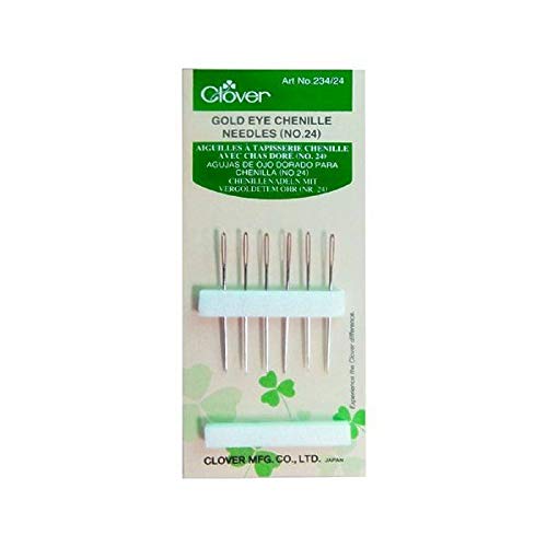 Aghi Clover 234/24 ciniglia con il numero d'oro occhio 24 - Amazon Italy à 5.90€