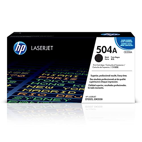 HP 504A Toner Noir Authentique (CE250A) en promo à 44,57€ (-54%) sur Amazon FR