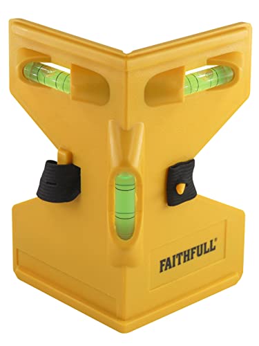 Faithfull FAIPOST Post and Pipe Level, 3 Vials. Magnetic - Sports & Fitness en promo à 7.79€