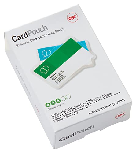 GBC Confezione da 100 Pouches per Plastificazione a Caldo... - Amazon Italy à 3.40€