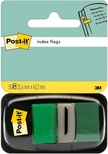 Post-it Index Flags, Medium, Green, 1 Dispenser 25.4 mm x... - Maison & Cuisine Amazon Royaume-Uni à 3.00€