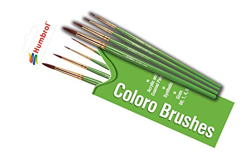 Humbrol AG4050 Coloro 00, 1, 4, 8 Brush Pack, Green - Beauté & Parfums Amazon Royaume-Uni à 8.09€