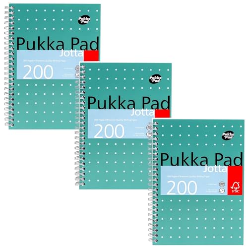 Pukka Pad, A5 Metallic Jotta notizbuch 3er-Pack für... - Amazon Germany à 2.54€