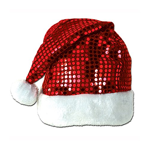 léopard 20730 Sequin-sheen Chapeau de Père Noël, rouge/blanc - Jouets & Jeux Amazon France à 12.79€
