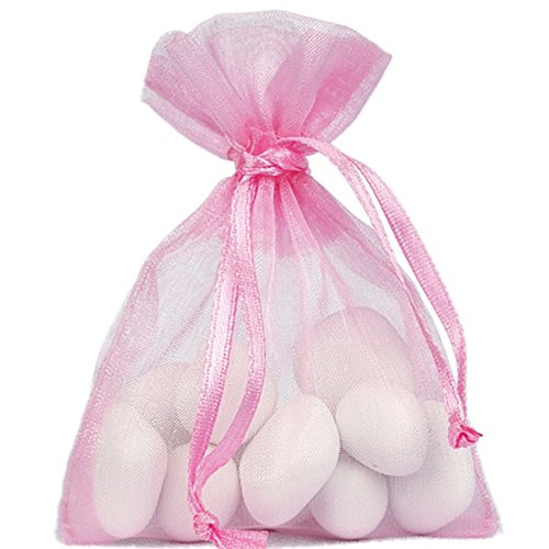 Organzabeutel 10 Stück rosa ca. 7,5 x 10 cm - Organza... - Loisirs Créatifs Amazon Allemagne à 0.99€