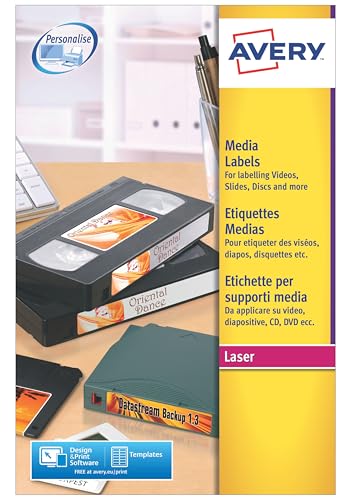 Avery L7666-25 Pochette de 230 Etiquettes pour Disquettes... en promo à 15,14€ (-61%) sur Amazon FR