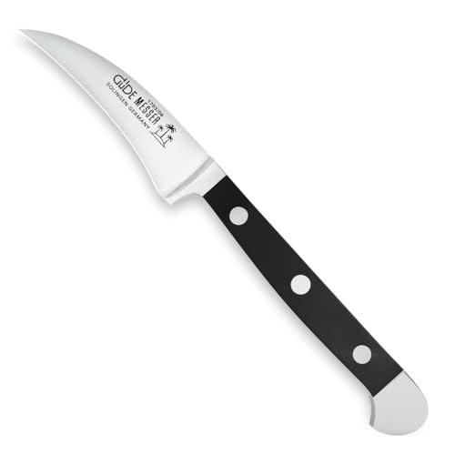 GÜDE Solingen - Couteau à éplucher forgé, 6 cm, POM noir... - Jardin & Extérieur Amazon France à 44.90€
