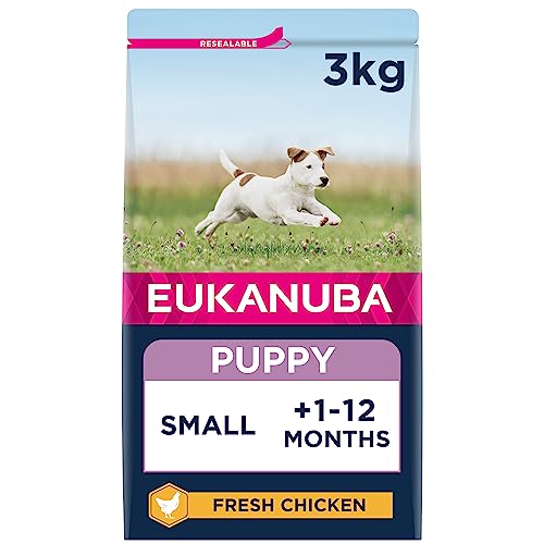 Eukanuba Complete Dry Dog Food for Puppy Small Breeds with... - Animalerie Amazon Royaume-Uni à 5.45€
