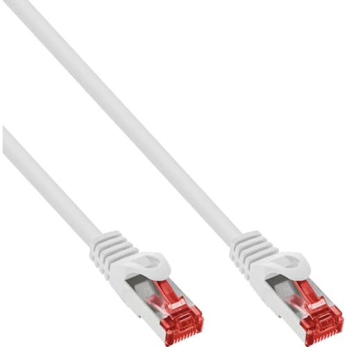 InLine 76402W Patchkabel (S/FTP (Pimf), Category 6, 2m) Weiß - Animalerie en promo à 2.98€