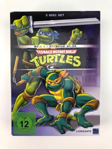 Teenage Mutant Ninja Turtles - Box 1 (5 DVDs) - Livres & eBooks Amazon Allemagne à 25.34€
