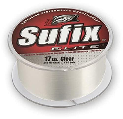 Sufix Elite 6 lb Fishing Line (Clear, Size- 330 YD Spool) - Sports & Fitness Amazon Royaume-Uni à 7.06€