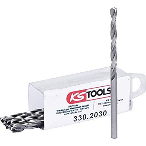 KS Tools 330.2030 Lot de 10 Forets HSS-G meulés 3 mm - Bricolage & Outils en promo à 8.09€