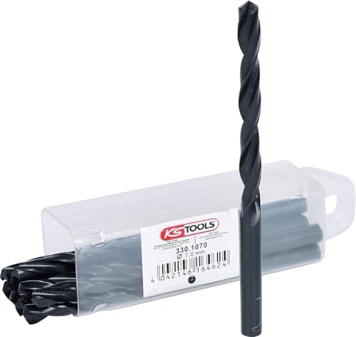 KS Tools 330.1070 HSS-R twist drill, pack of 10, 7,0mm - Maison & Cuisine Amazon Royaume-Uni à 8.42€