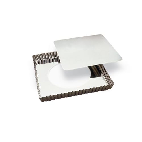 GOBEL - Molde de tarta cuadrado estriado - Estaño... - Garden & Outdoor Amazon Spain à 12.52€