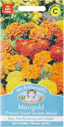 Mr Fothergills 20162 Flower Seeds, Marigold (French) Dwarf... - Jardin & Extérieur Amazon Royaume-Uni à 2.49€