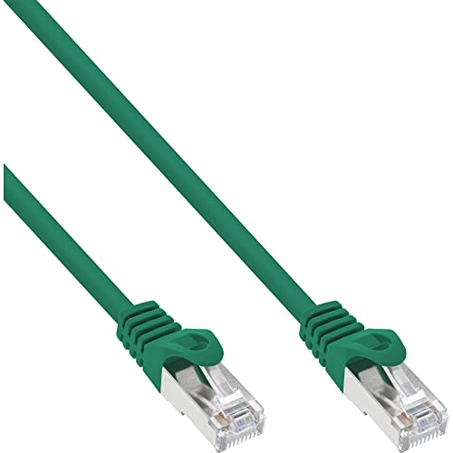 InLine 72514G Patchkabel, SF/UTP, Cat.5e, grün, 1,5m - Animalerie Amazon Allemagne à 2.28€