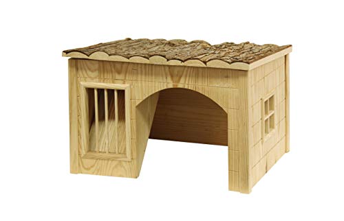 Kerbl 82759 Maison pour Rongeurs avec Râtelier Nature... - Animalerie en promo à 30.49€