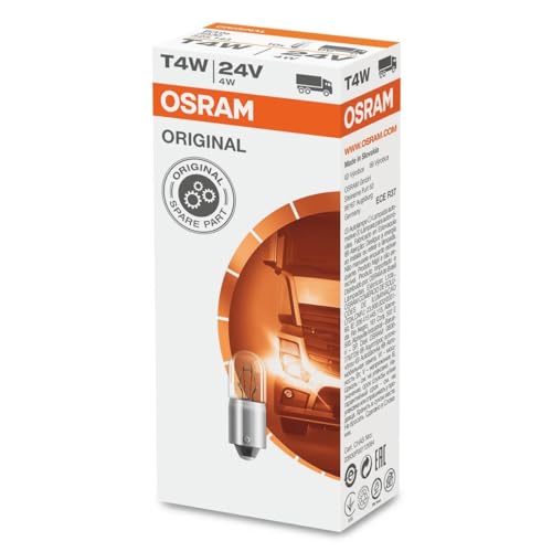 Osram 3930 ORIGINAL T4W, éclairage intérieur, 24V, 1 lampe... - Auto & Moto Amazon France à 1.11€