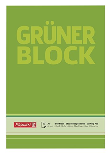 Baier & Schneider Brunnen 1052437 Briefblock / Schreibblock... - Bon plan à 1.49€