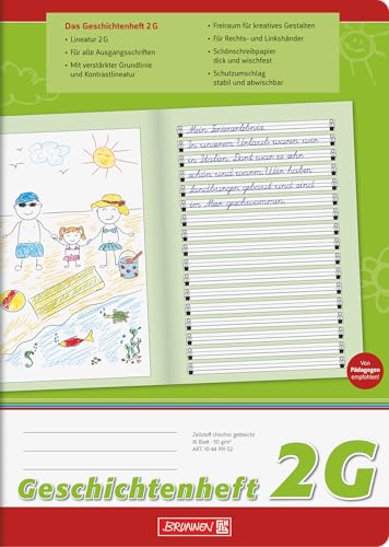 Brunnen 104499102 Historia Cuaderno Clase 2 (A4, 16 hojas... - Fournitures Bureau en promo à 3.58€
