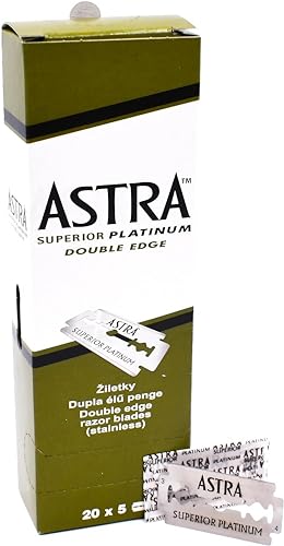 Astra Razor Blades, Pack of 100, Green, 1-Count, 100.0... - Beauté & Parfums Amazon Royaume-Uni à 8.47€
