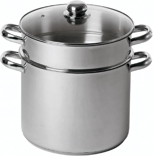 Baumalu 342639 Couscous-Topf 9 l, 24 cm, Silber - Maison & Cuisine Amazon Allemagne à 41.66€