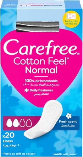CAREFREE Fresh Breathable Protège-Slips Coton 20S - Auto & Moto en promo à 1.99€